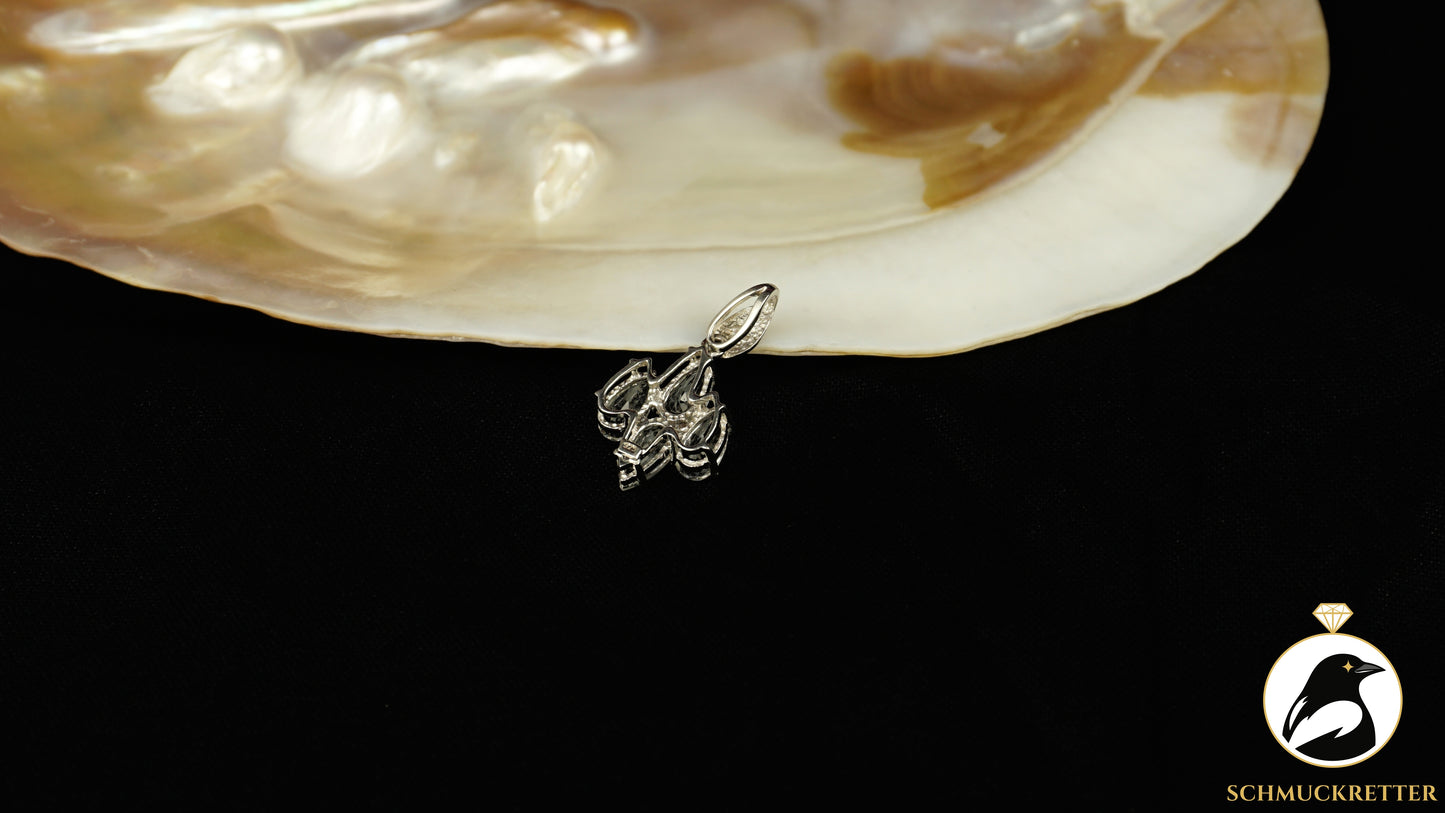 Anhänger aus 925 Silber mit weißem Topas, SALE