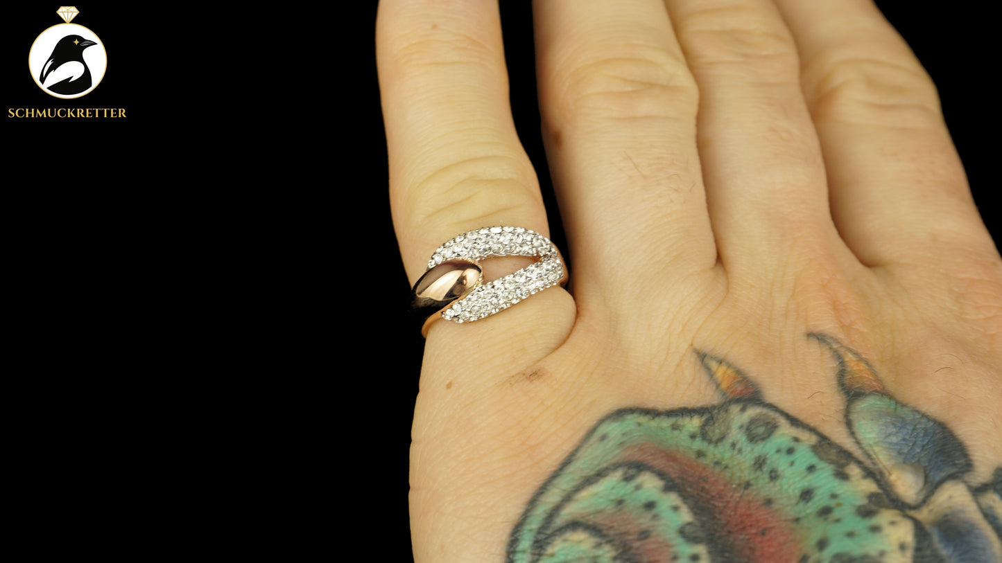 Swarovski Ring, rosévergoldet - neu & ungetragen, Gr. 52, SALE