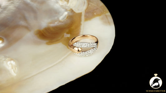 Swarovski Ring, rosévergoldet - neu & ungetragen, Gr. 52, SALE