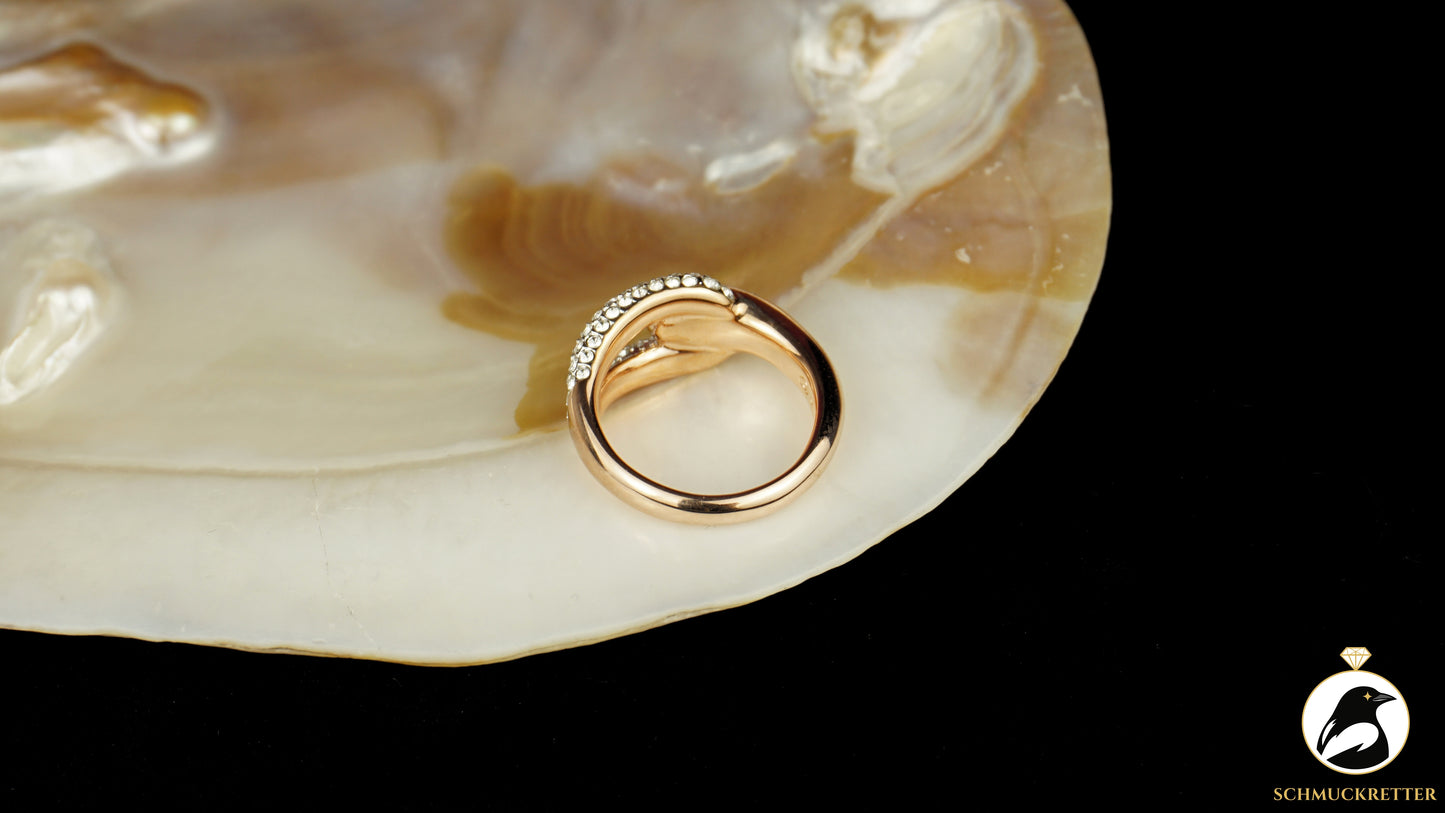Swarovski Ring, rosévergoldet - neu & ungetragen, Gr. 52, SALE