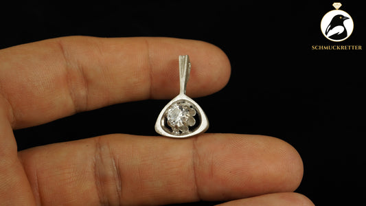 Anhänger mit Bergkristall aus 925 Silber, SALE