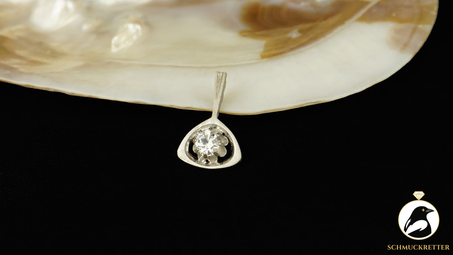 Anhänger mit Bergkristall aus 925 Silber, SALE
