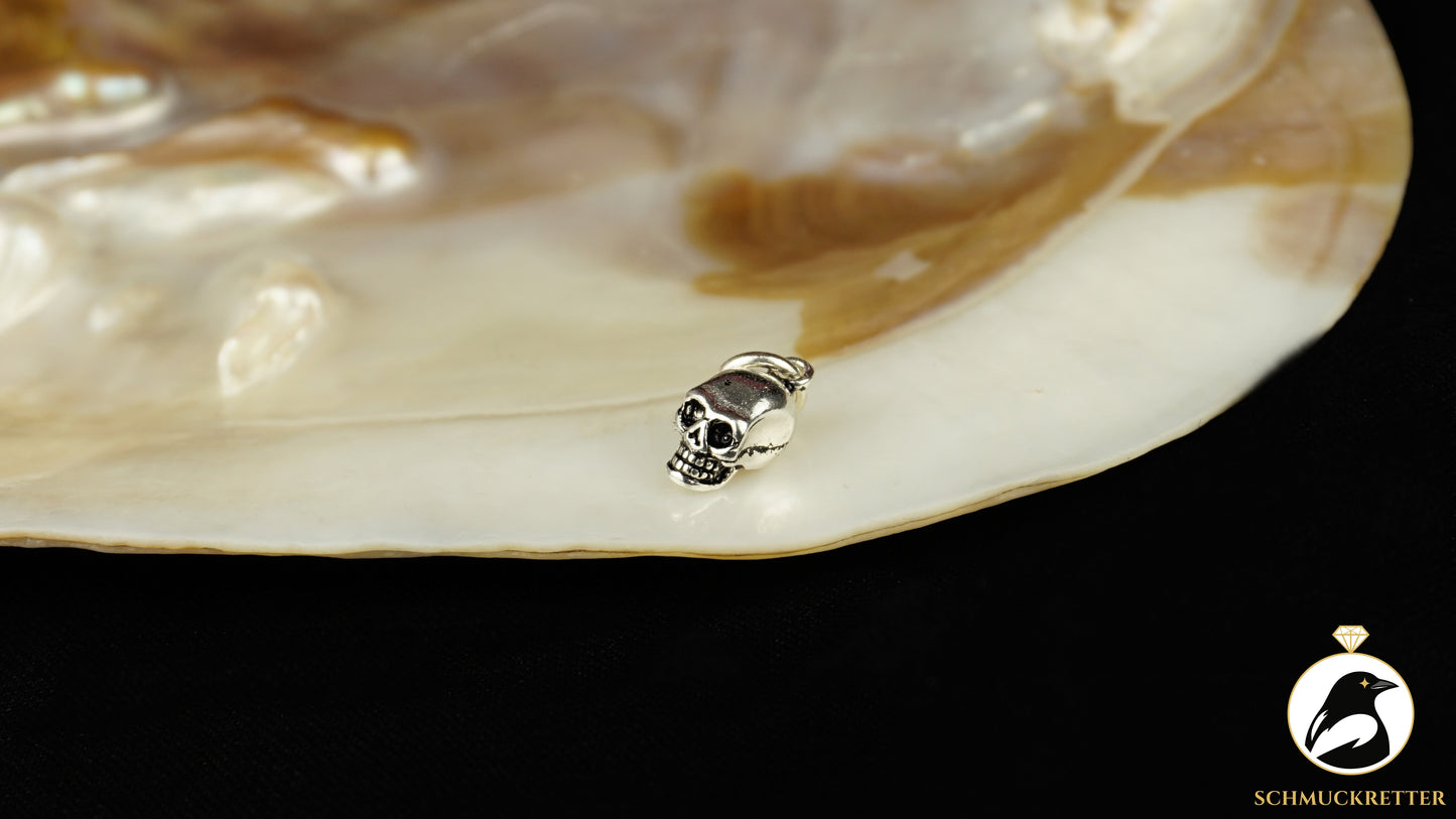 Anhänger Totenkopf aus 925 Silber