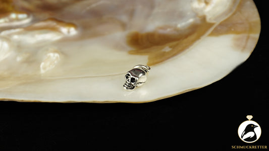 Anhänger Totenkopf aus 925 Silber