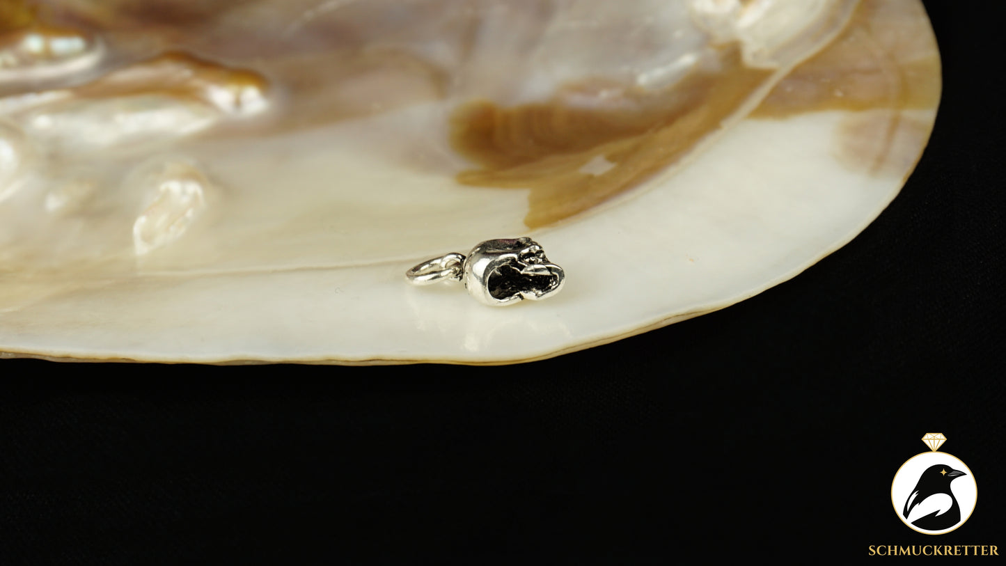 Anhänger Totenkopf aus 925 Silber