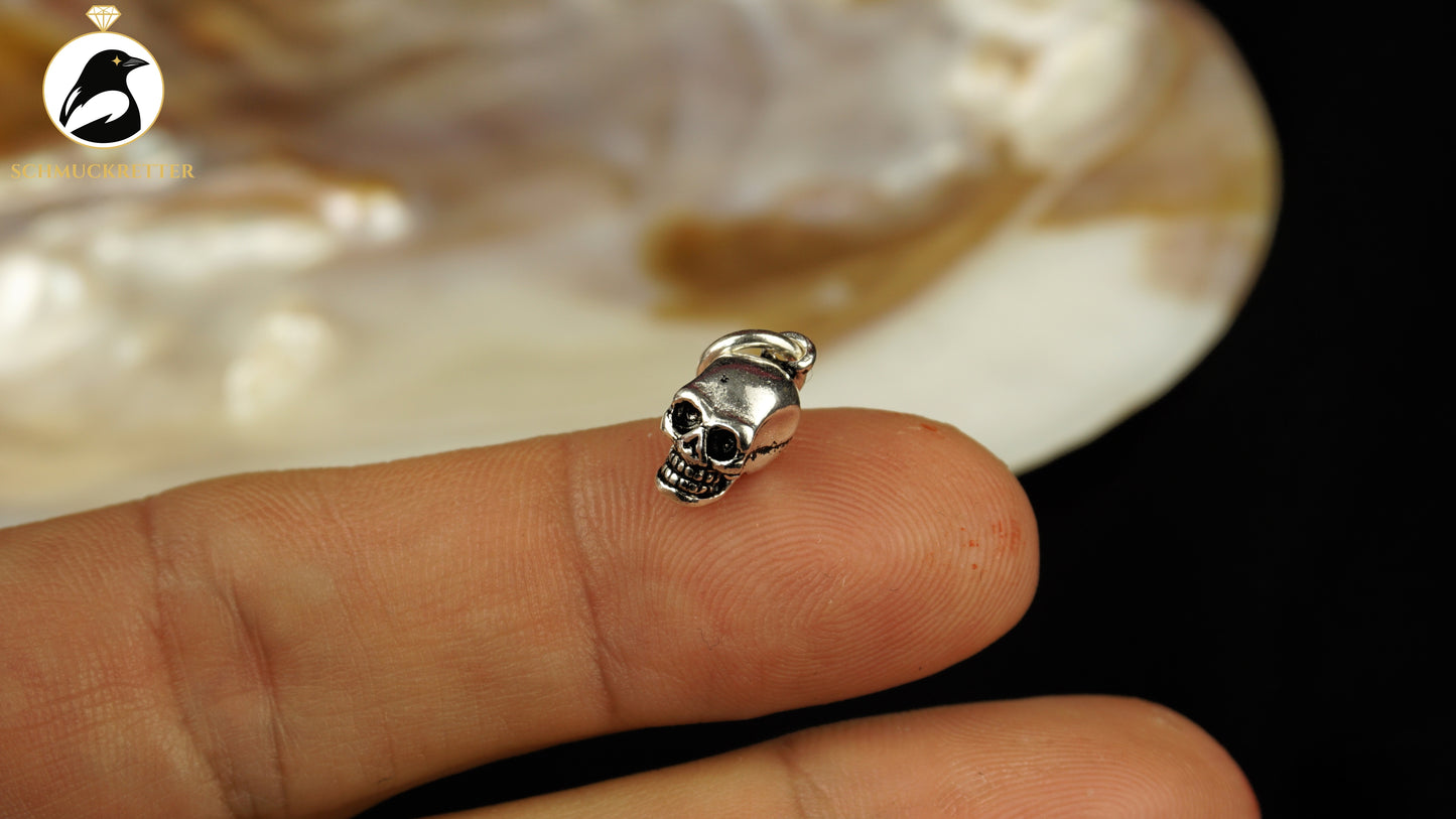 Anhänger Totenkopf aus 925 Silber