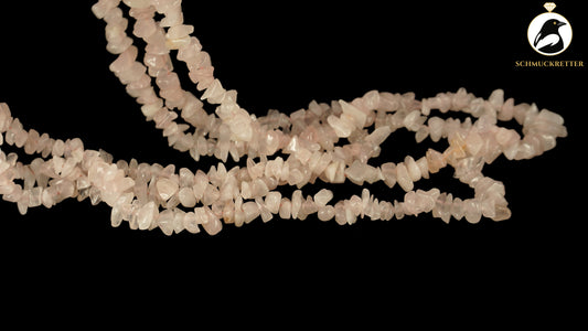 Rosenquarz Collier - dreireihig, SALE