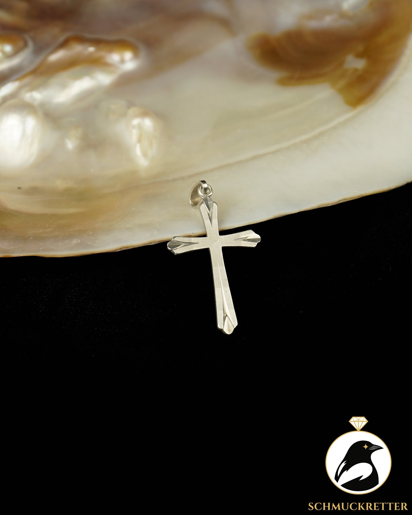 Kreuz-Anhänger aus 835 Silber