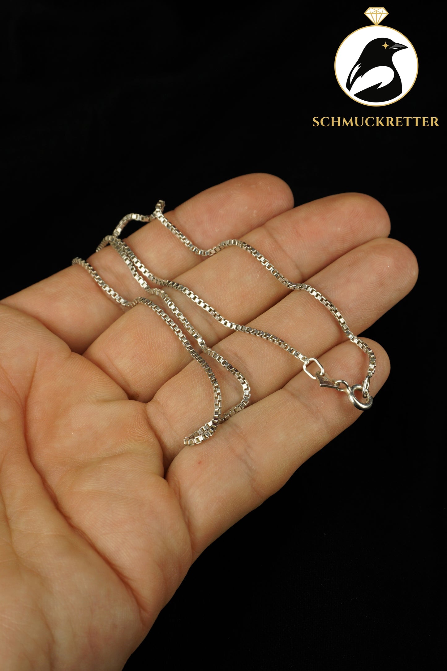 925 Silber Venezianerkette, 37cm (2)