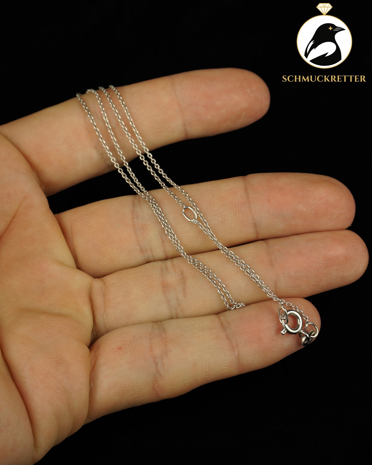 925 Silber Ankerkette- 46cm (10)
