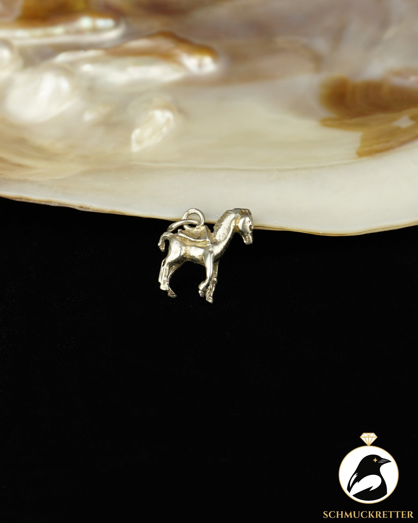 Pferd-Anhänger aus 835 Silber - aus Portugal