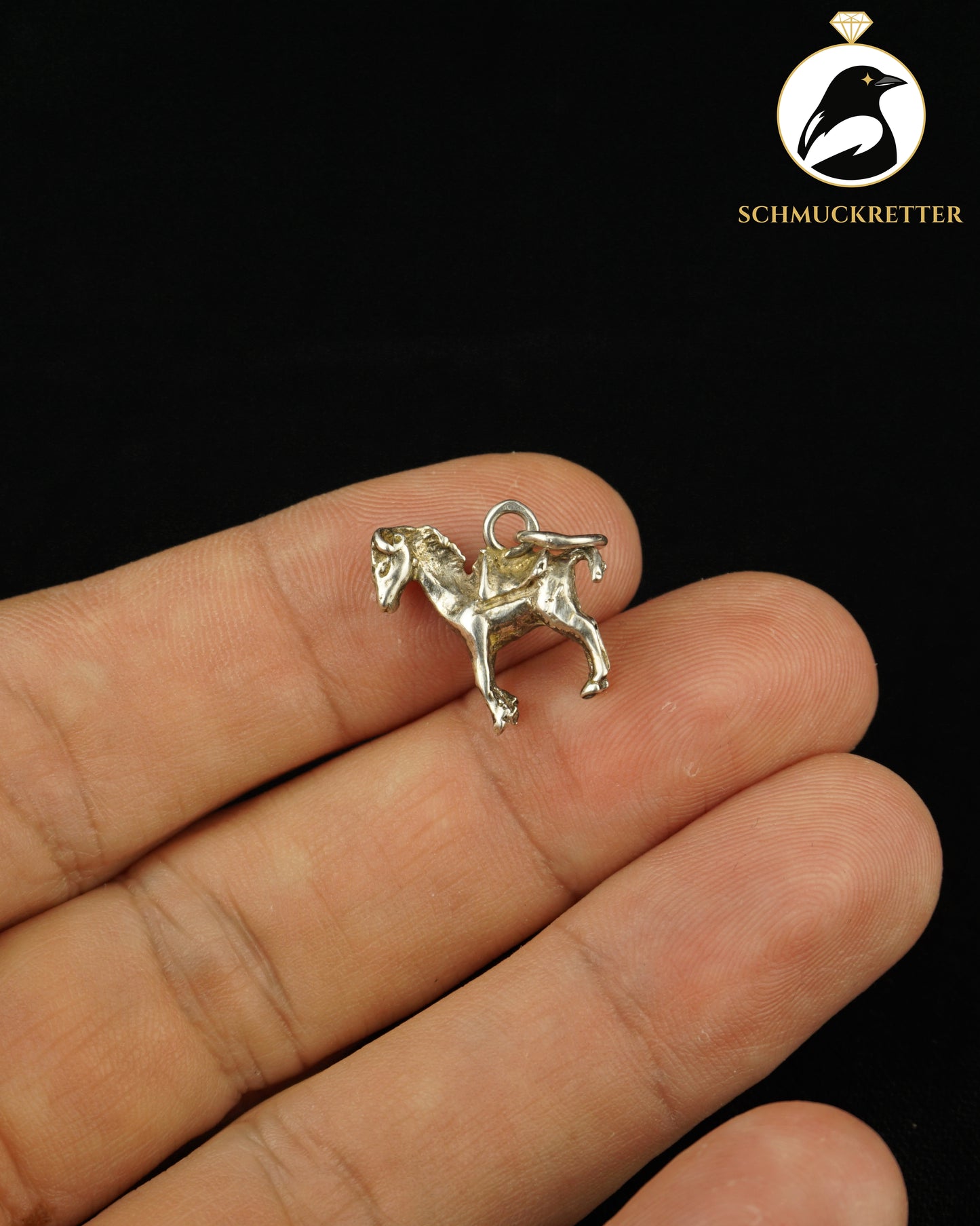 Pferd-Anhänger aus 835 Silber - aus Portugal