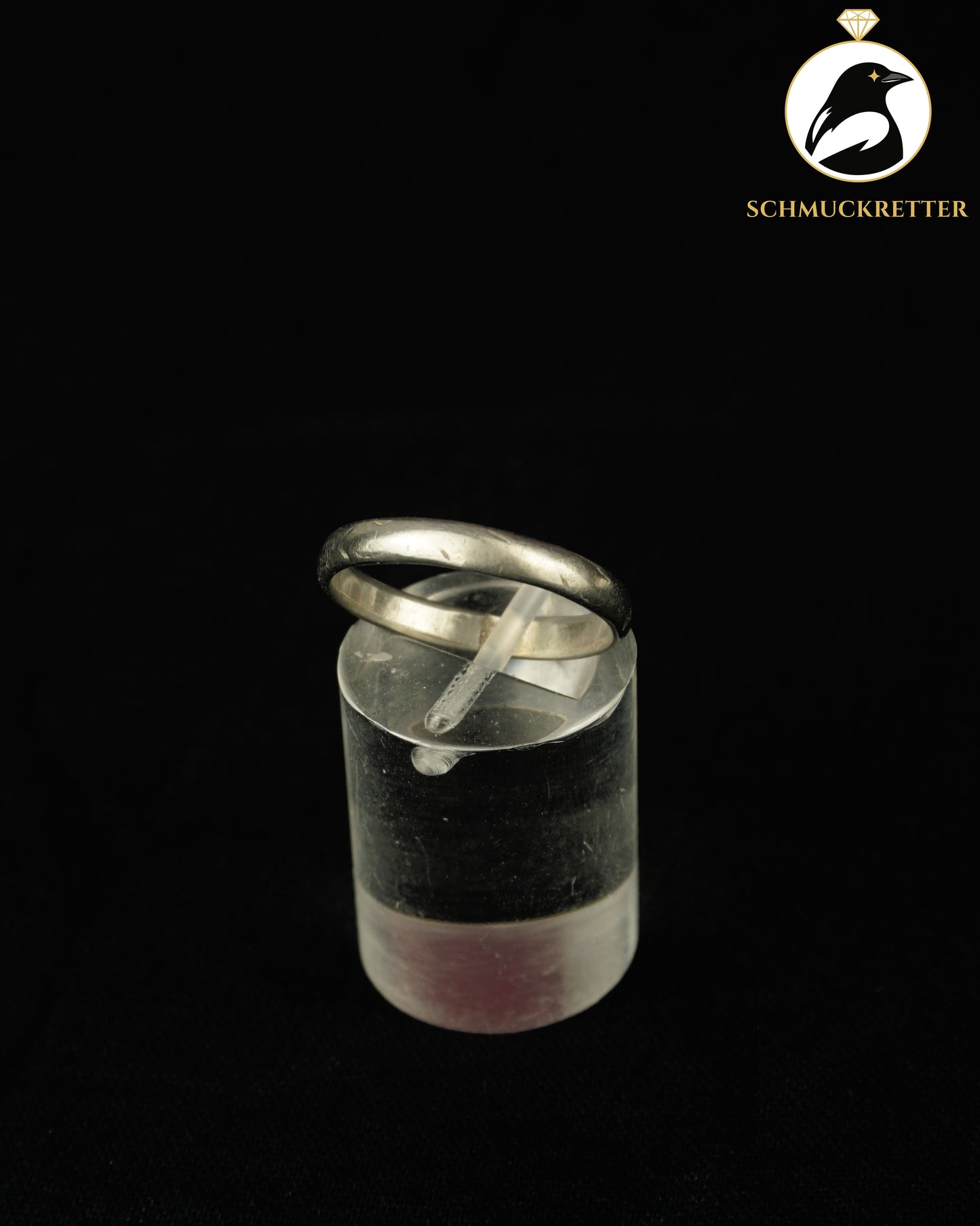 Schlichter 835 Silber Ring, Gr. 57