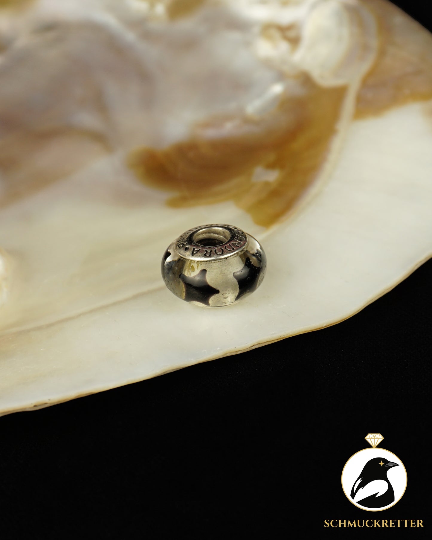 Pandora: 925 Silber Muranoglas Charm