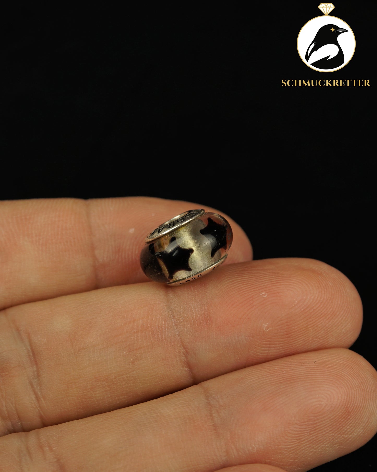 Pandora: 925 Silber Muranoglas Charm