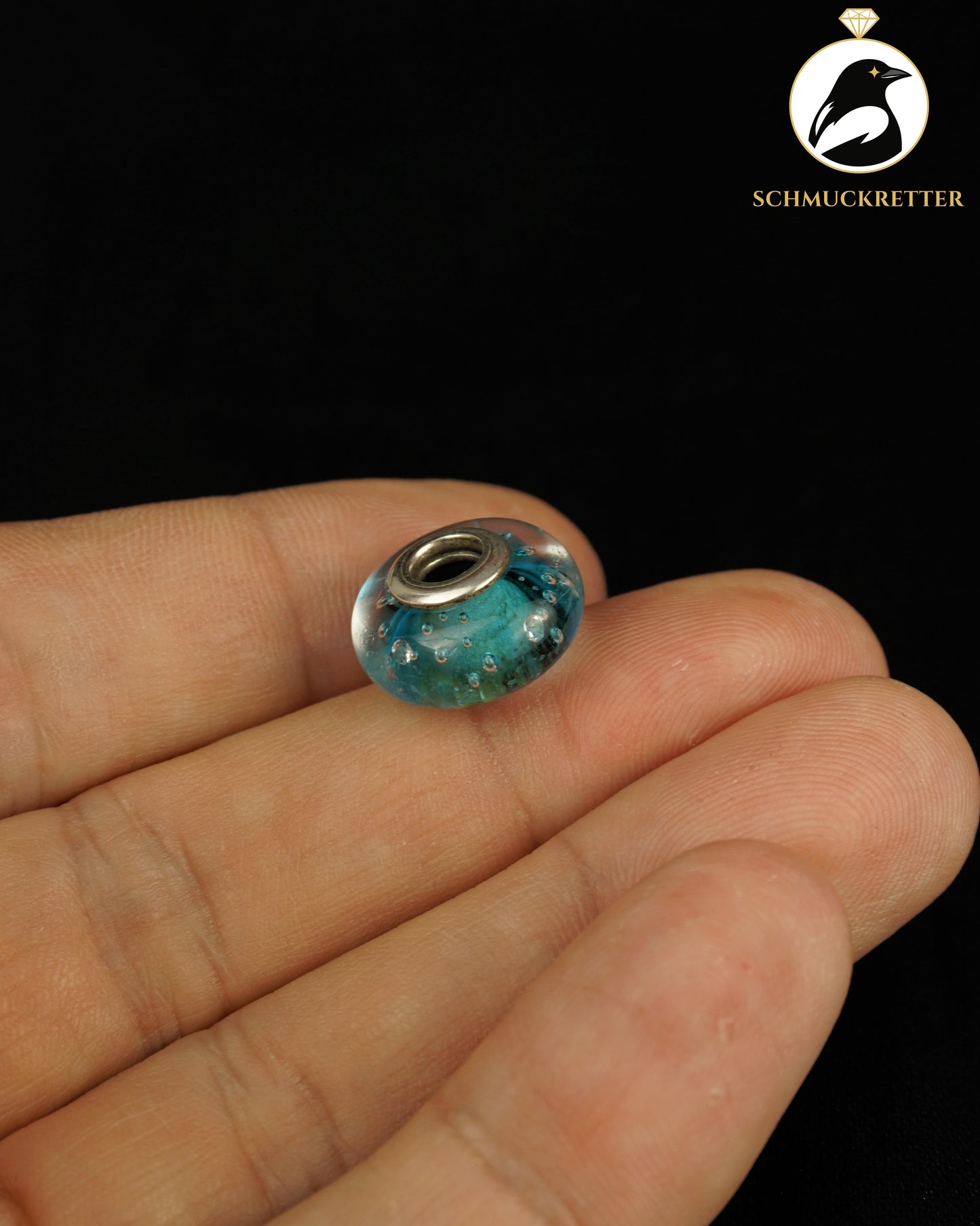 Pandora: 925 Silber Muranoglas Charm