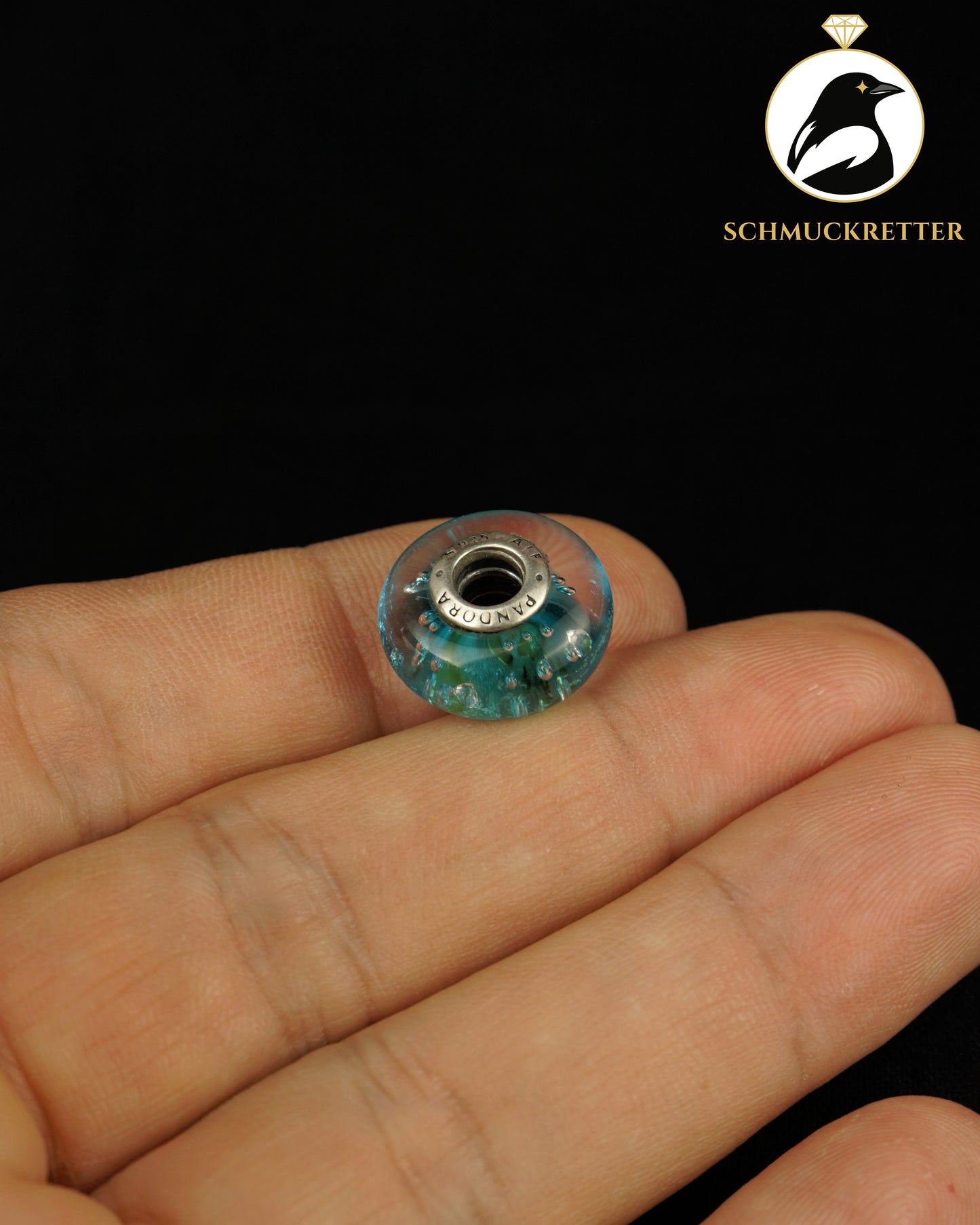 Pandora: 925 Silber Muranoglas Charm