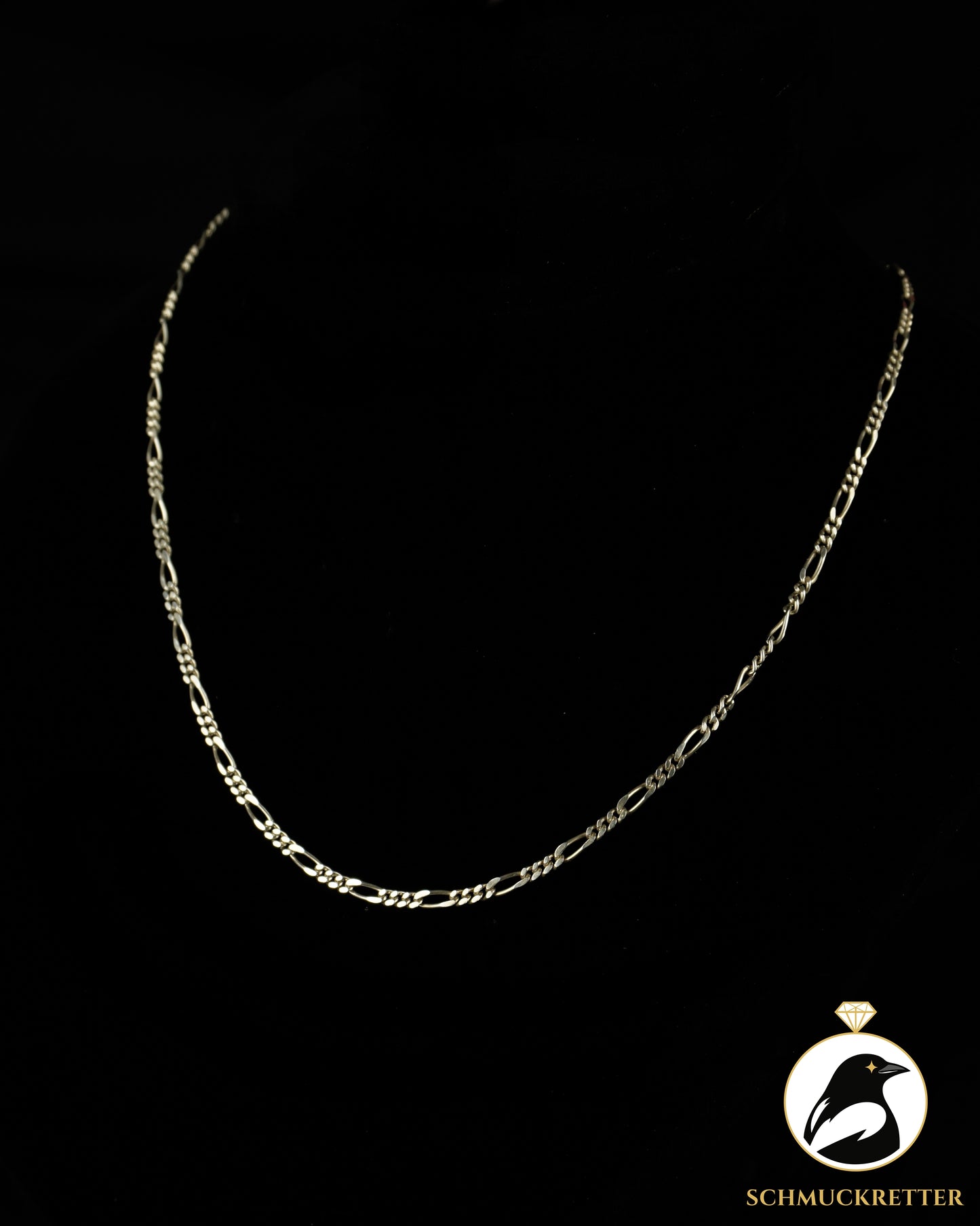 Figarokette aus 925 Silber, 53,5cm