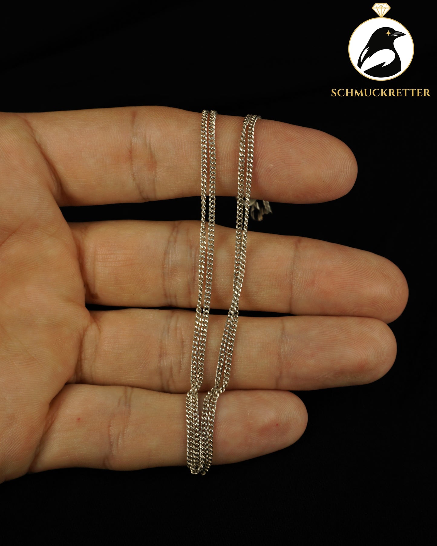 Panzerkette aus 925 Silber, 44,5cm (6)