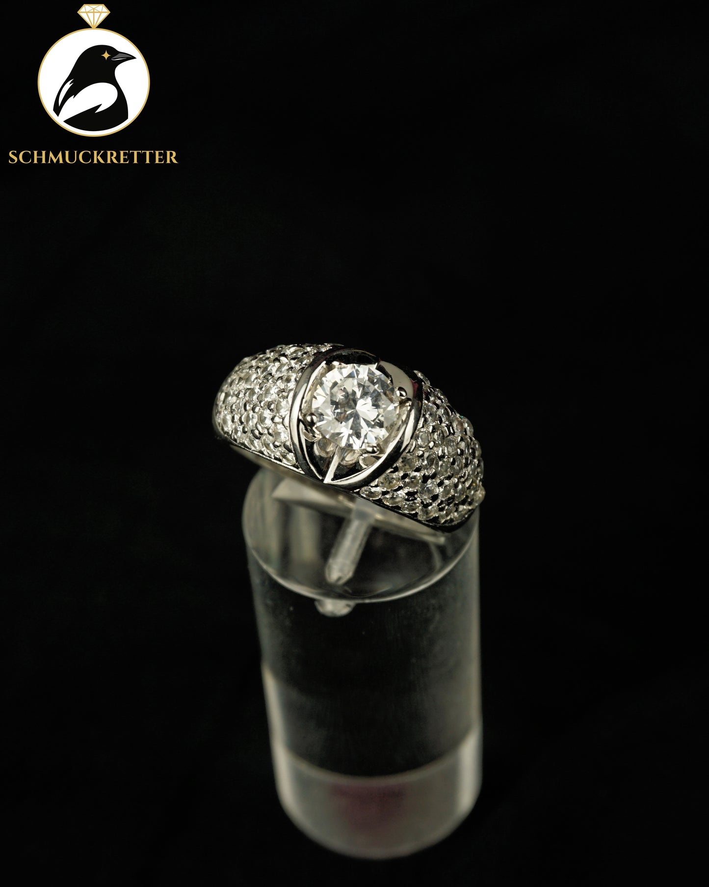925 Silber Ring mit vielen Zirkonia von Diamonique, Gr. 57