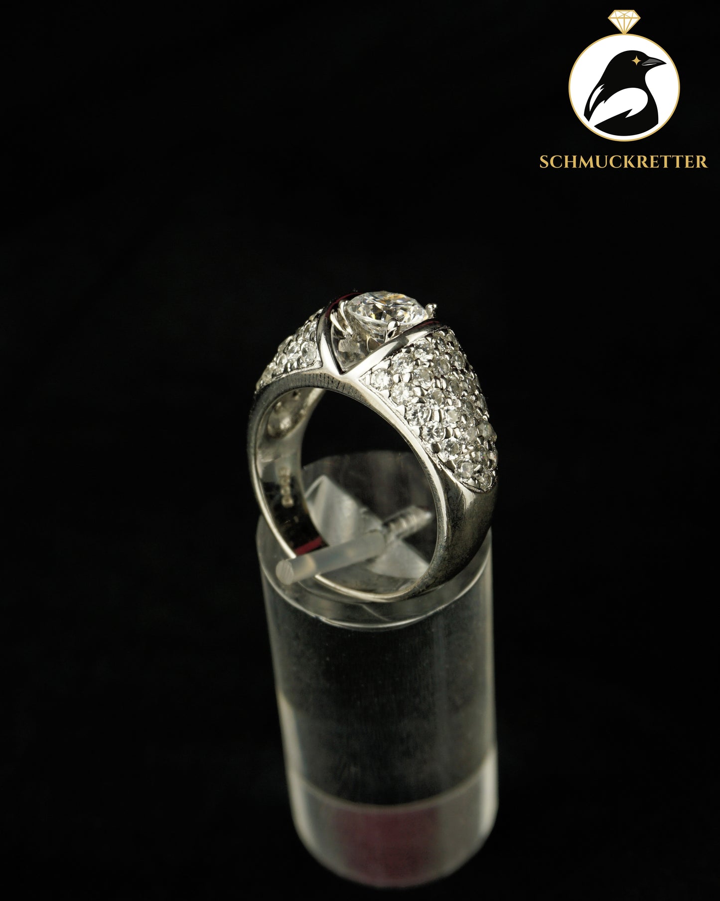 925 Silber Ring mit vielen Zirkonia von Diamonique, Gr. 57