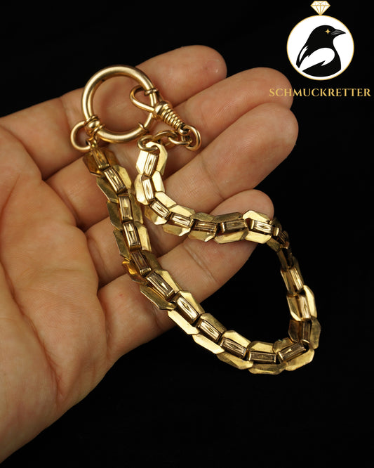Antike Uhrenkette / Albert-Kette | Gold Double | um 1900