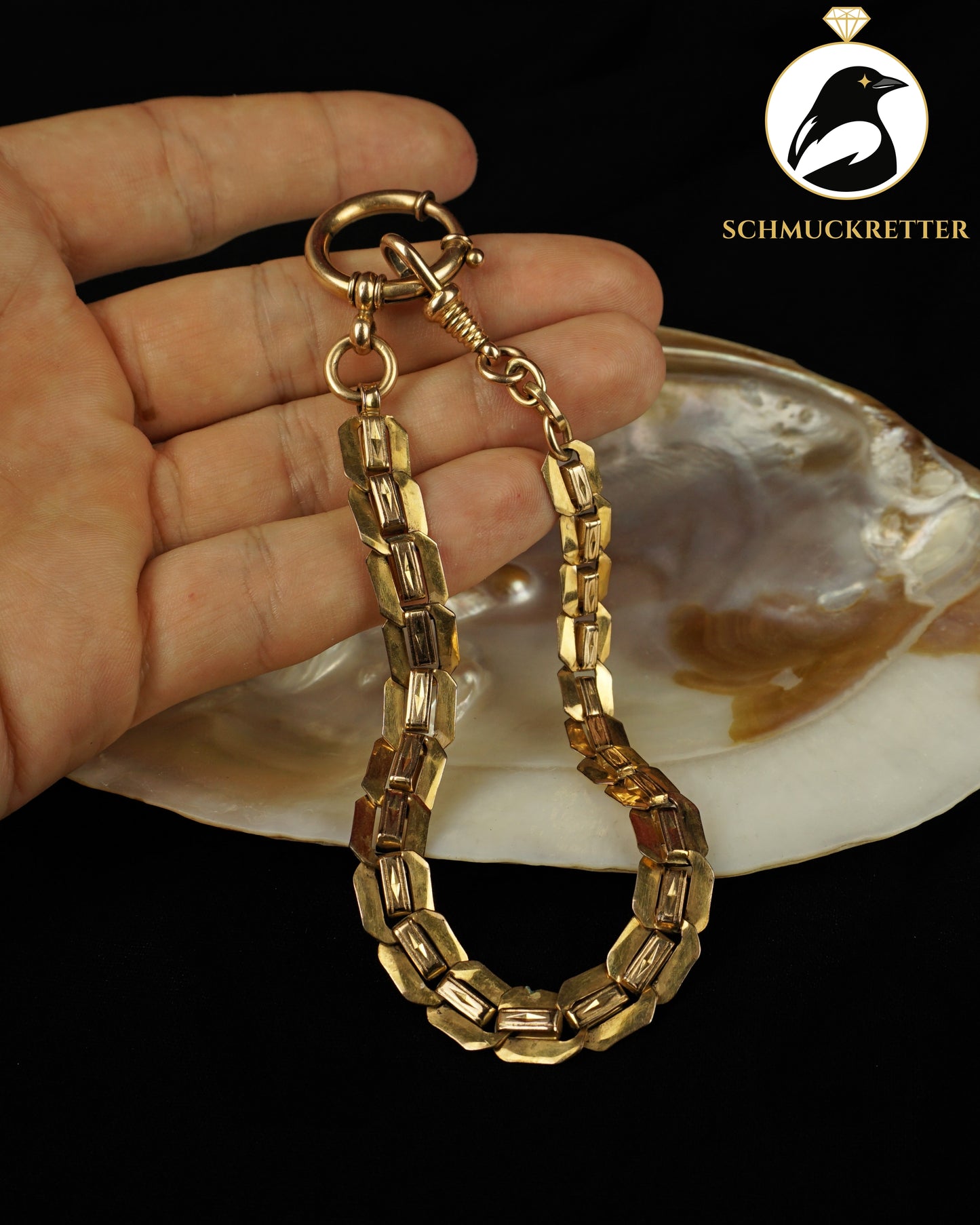 Antike Uhrenkette / Albert-Kette | Gold Double | um 1900