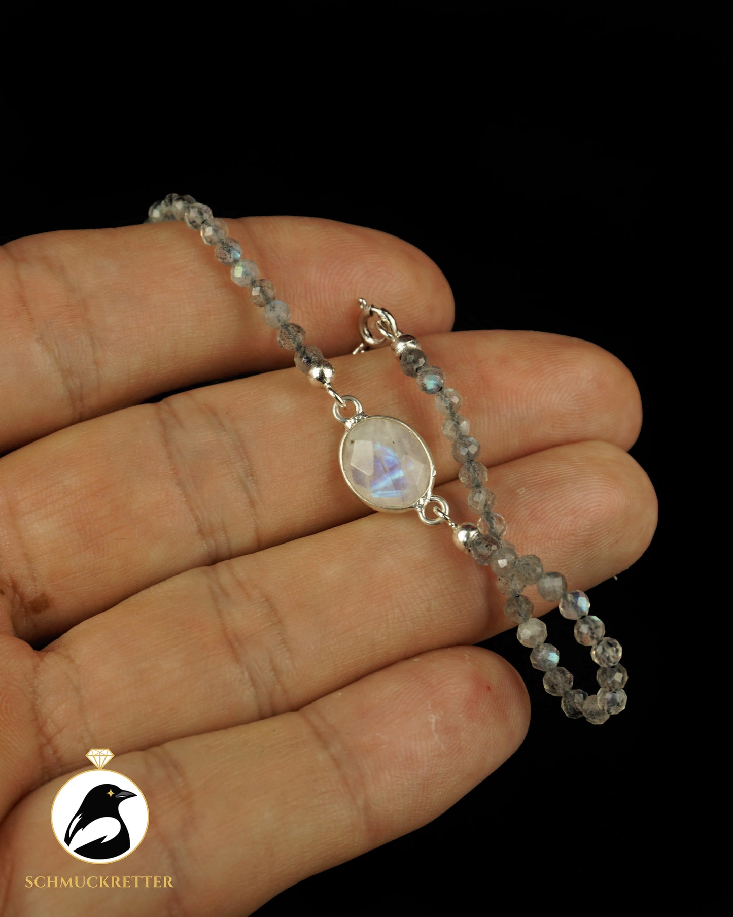 Armband | Mondqualle II | Mondstein & Labradorit