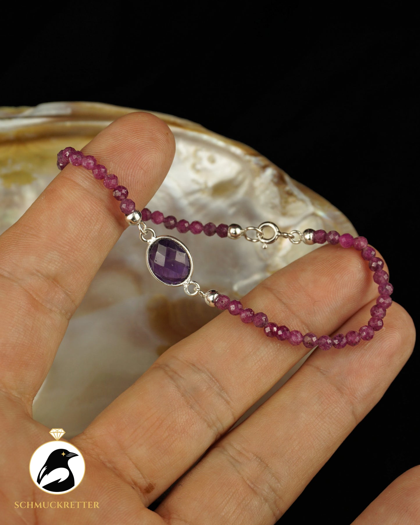 Armband | Amethystglanzstar | Rubin & Amethyst