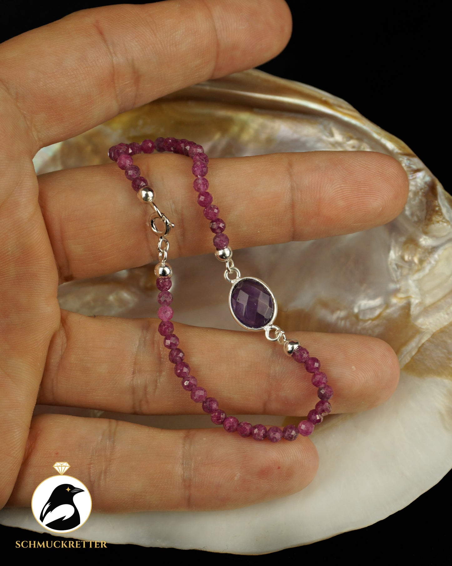 Armband | Amethystglanzstar | Rubin & Amethyst