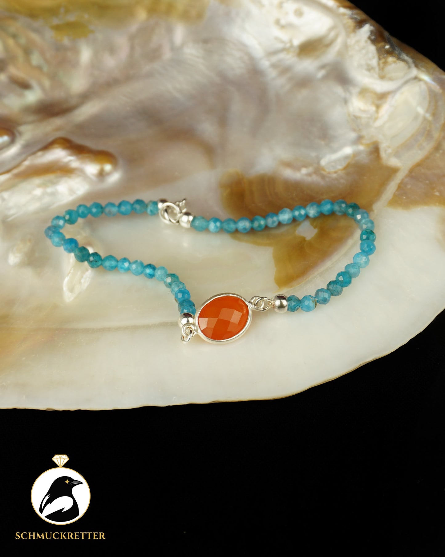 Armband | Eisvogel II | Karneol & Apatit