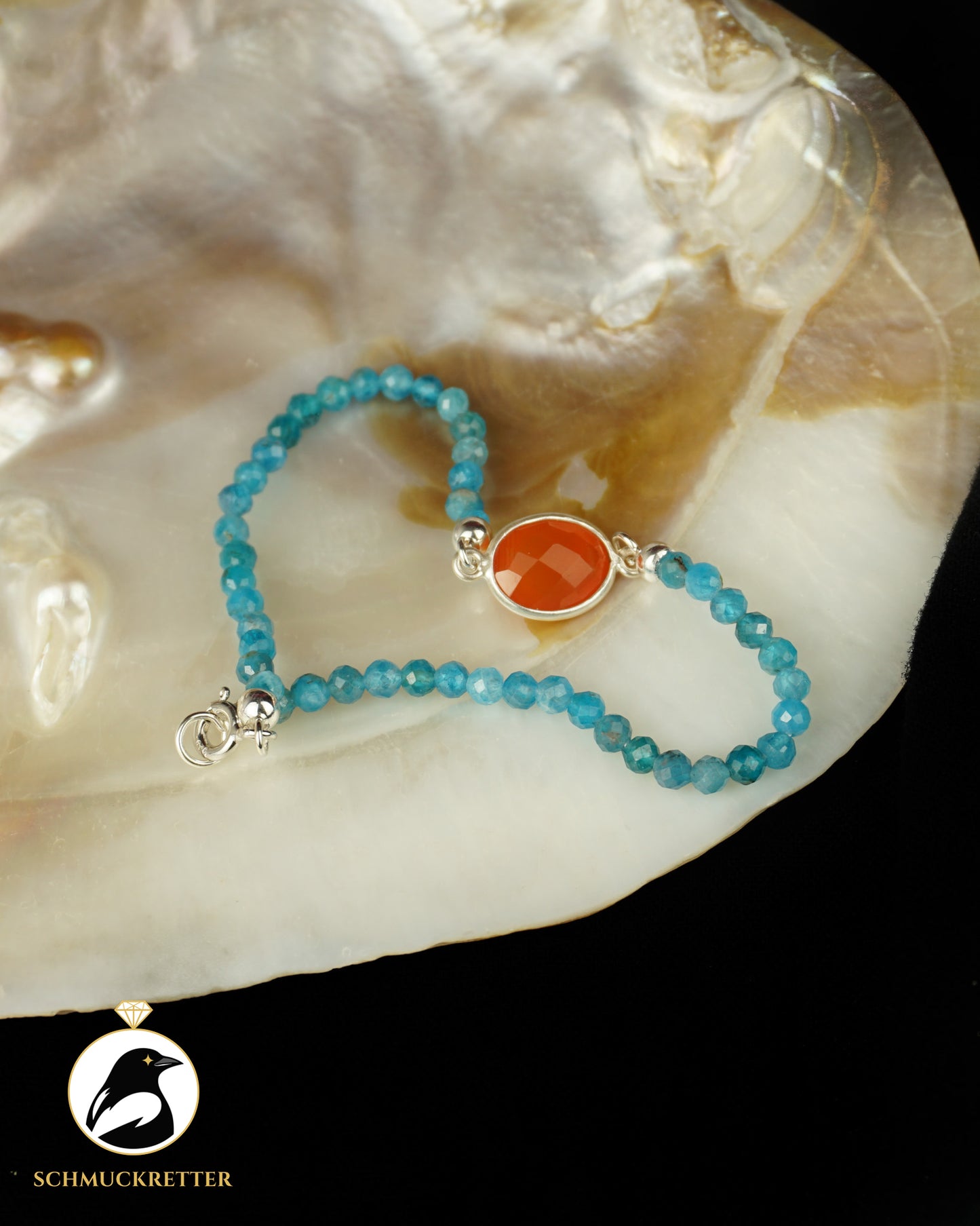 Armband | Eisvogel II | Karneol & Apatit