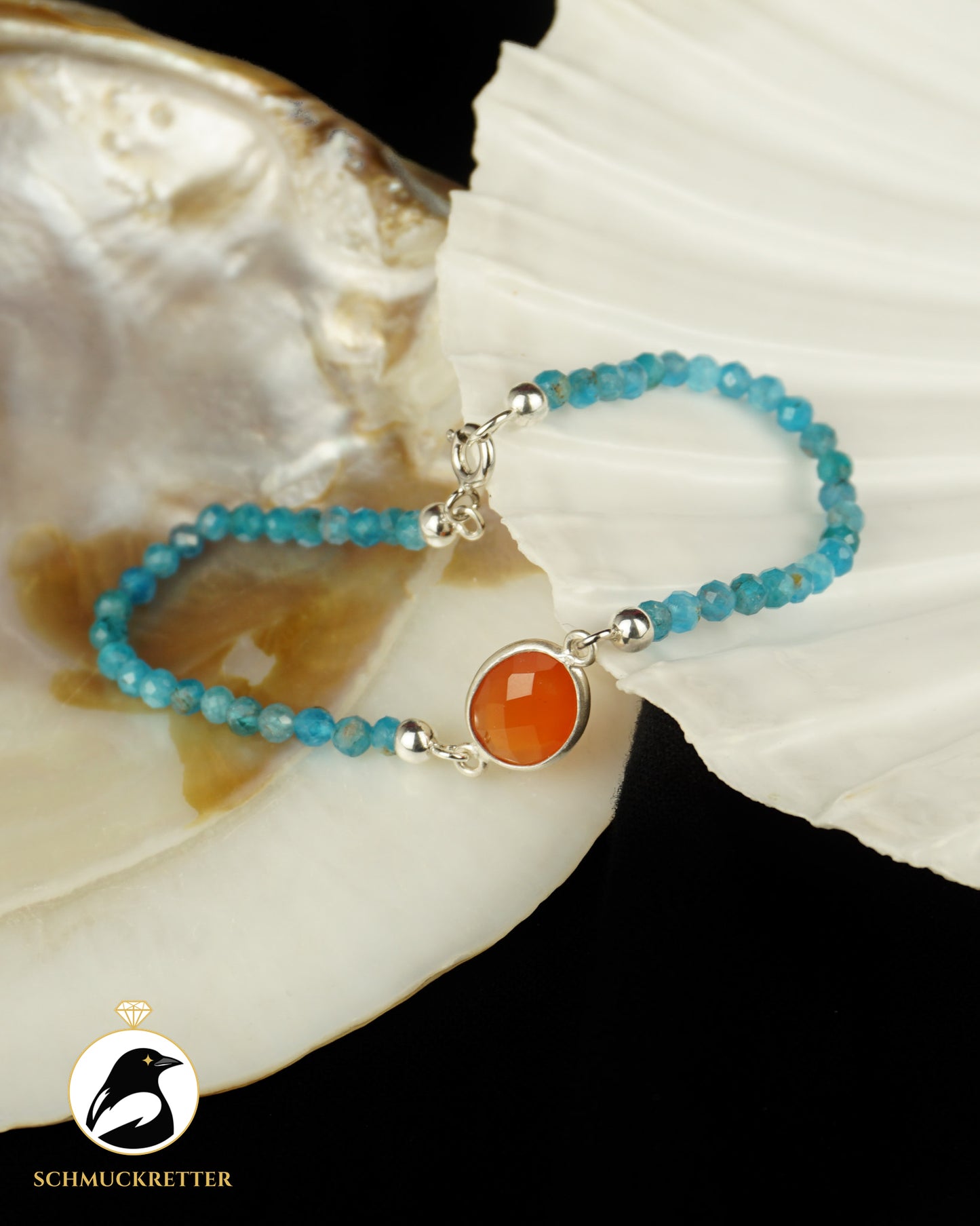 Armband | Eisvogel II | Karneol & Apatit